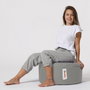 Atelier Del Sofa Round Pouf - Fume